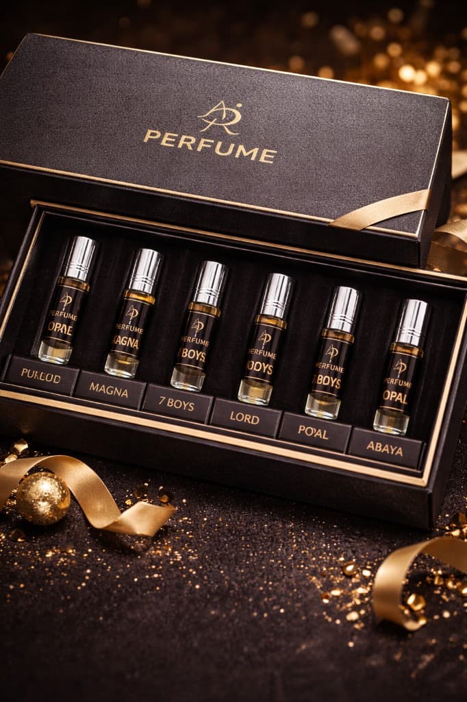 AR Perfume gift set in standard packaging